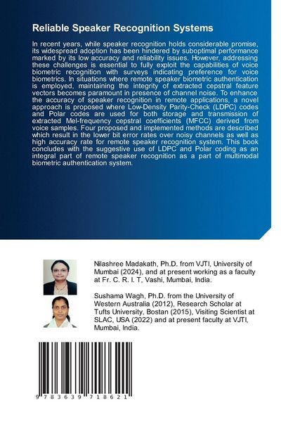Produktbild: Reliable Speaker Recognition Systems