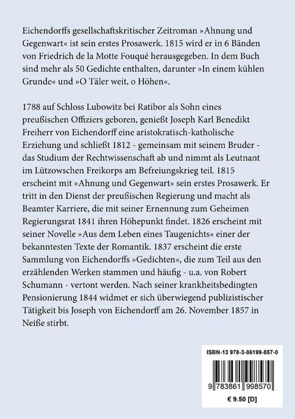 Produktbild: Ahnung und Gegenwart
