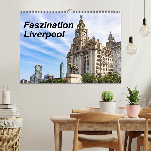 Produktbild: Faszination Liverpool (Wandkalender 2026 DIN A2 quer), CALVENDO Monatskalender