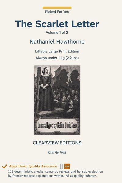 Produktbild: The Scarlet Letter - Volume 1 of 2