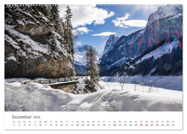 Produktbild: Gemma wandern - Wanderungen im Salzkammergut (hochwertiger Premium Wandkalender 2026 DIN A2 quer), Kunstdruck in Hochglanz