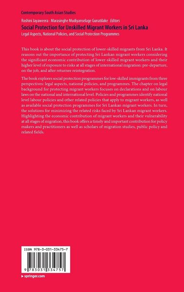 Produktbild: Social Protection for Unskilled Migrant Workers in Sri Lanka