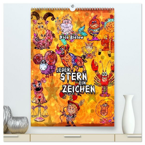Produktbild: Jeder Stern ein Zeichen (hochwertiger Premium Wandkalender 2026 DIN A2 hoch), Kunstdruck in Hochglanz