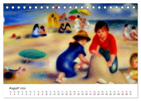 Produktbild: Ostsee Kunstwerke (Tischkalender 2026 DIN A5 quer), CALVENDO Monatskalender