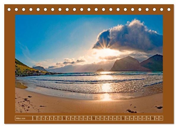 Produktbild: Lofoten - Norwegens Juwelen (Tischkalender 2026 DIN A5 quer), CALVENDO Monatskalender