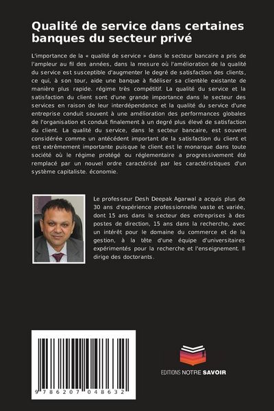 Produktbild: Qualit&eacute; de service dans certaines banques du secteur priv&eacute;