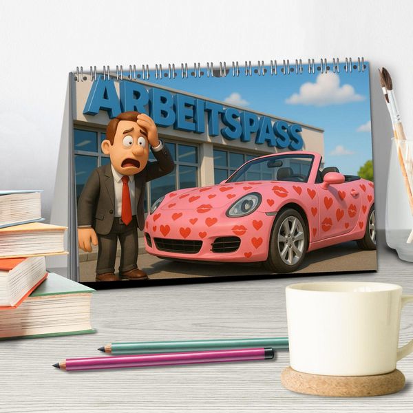 Produktbild: ARBEITSPASS (Tischkalender 2026 DIN A5 quer), CALVENDO Monatskalender