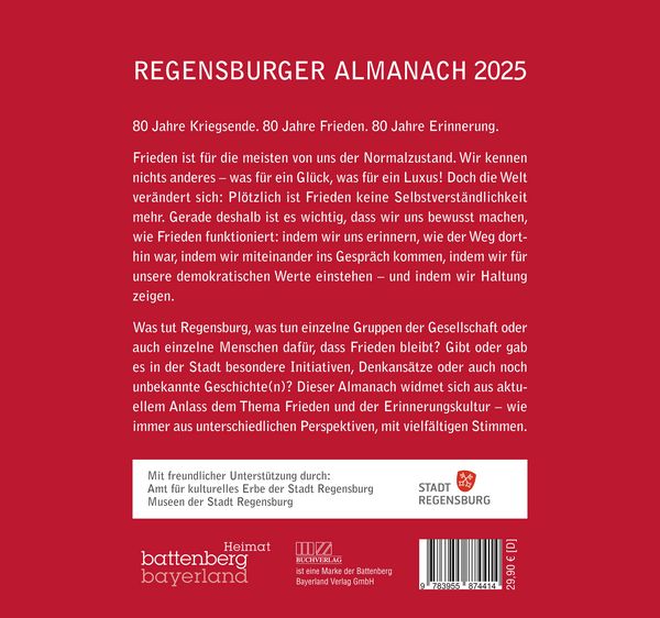 Produktbild: Regensburger Almanach 2025