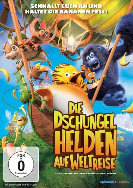 Produktbild: Die Dschungelhelden auf Weltreise