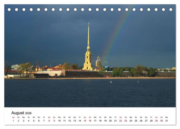 Produktbild: Goldenes Russland (Tischkalender 2026 DIN A5 quer), CALVENDO Monatskalender