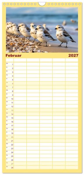 Produktbild: Familienplaner 2027 - Die Magie der Masse mit 5 Spalten (Wandkalender, 21 x 45 cm) CALVENDO