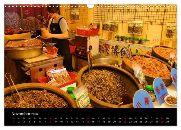 Produktbild: Taiwan kulinarisch erleben (Wandkalender 2026 DIN A3 quer), CALVENDO Monatskalender