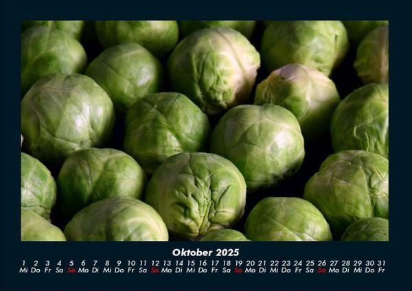 Produktbild: Gem&uuml;sekalender 2025 Fotokalender DIN A4
