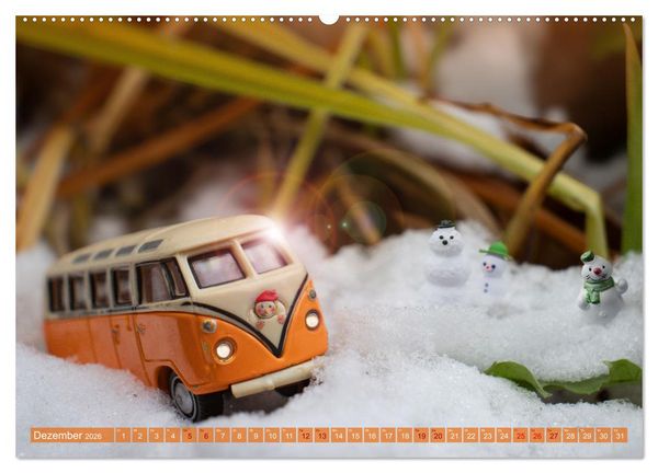Produktbild: Miniature Caravaning: Gro&szlig;es Abenteuer mit kleinem Camper (hochwertiger Premium Wandkalender 2026 DIN A2 quer), Kunstdruck in Hochglanz