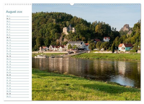 Produktbild: Lebensadern - Elbsandstein (Wandkalender 2026 DIN A2 quer), CALVENDO Monatskalender