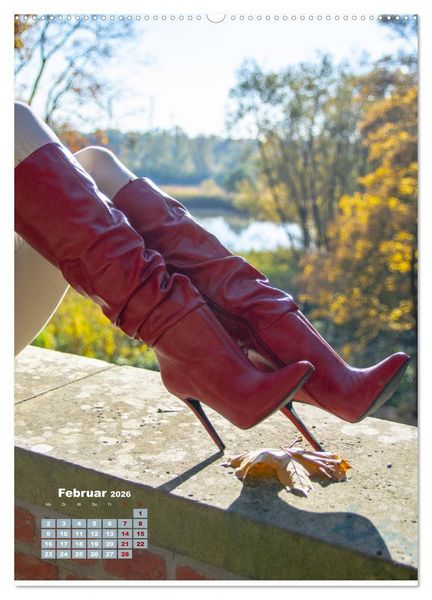Produktbild: Stiefel und High Heels im Herbst (Wandkalender 2026 DIN A2 hoch), CALVENDO Monatskalender