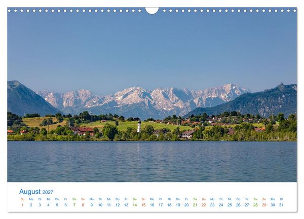 Produktbild: Im blauen Land am Alpenrand (Wandkalender 2027 DIN A3 quer), CALVENDO Monatskalender