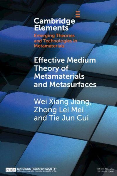 Produktbild: Effective Medium Theory of Metamaterials and Metasurfaces