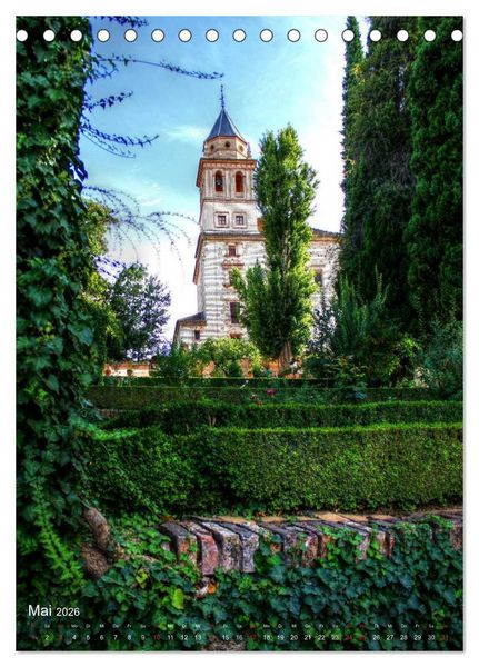 Produktbild: Die Alhambra (Tischkalender 2026 DIN A5 hoch), CALVENDO Monatskalender