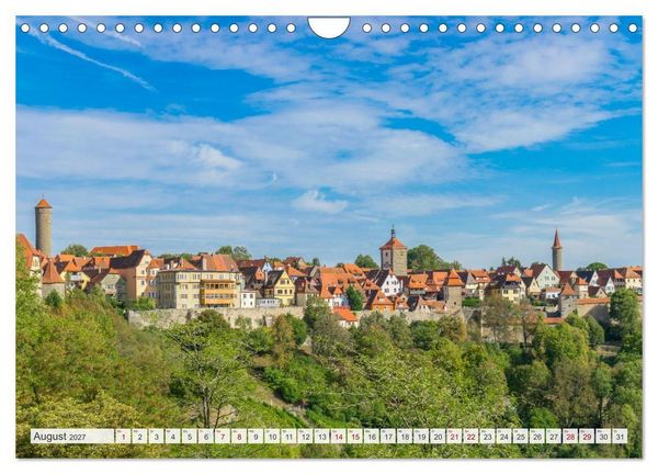 Produktbild: Ein Spaziergang durch Rothenburg ob der Tauber (Wandkalender 2027 DIN A4 quer), CALVENDO Monatskalender