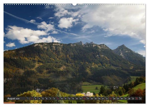 Produktbild: Vorarlberg in &Ouml;sterreich (Wandkalender 2026 DIN A2 quer), CALVENDO Monatskalender