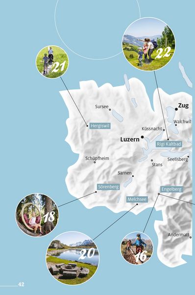 Produktbild: K&uuml;mmerly+Frey Erlebnis Schweiz Wandern mit Kinderwagen - Wanderf&uuml;hrer