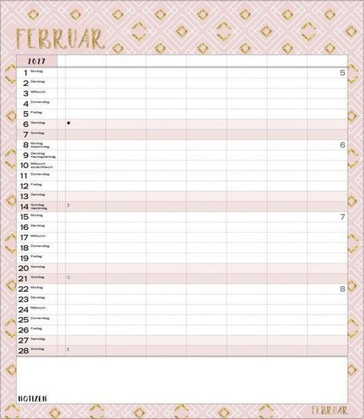 Produktbild: Multiplaner - Time for glamour 2027