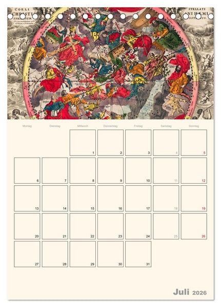 Produktbild: Zu den Sternen - mit Planerfunktion (Tischkalender 2026 DIN A5 hoch), CALVENDO Monatskalender