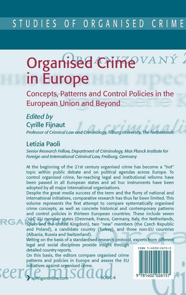 Produktbild: Organised Crime in Europe