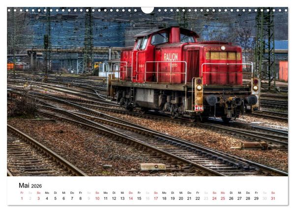 Produktbild: Auf eisernen Wegen - Faszination Bahn (Wandkalender 2026 DIN A3 quer), CALVENDO Monatskalender