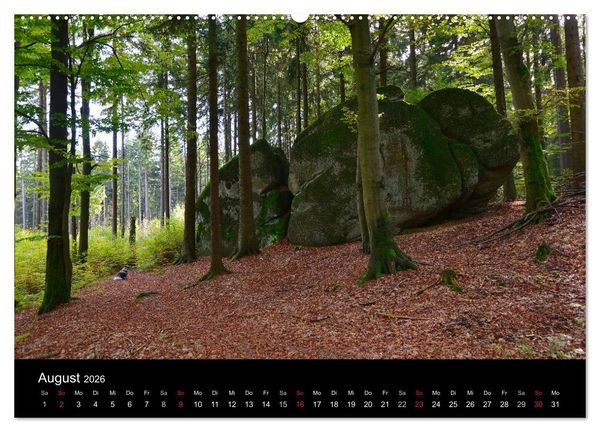 Produktbild: Rund um den Ochsenkopf (hochwertiger Premium Wandkalender 2026 DIN A2 quer), Kunstdruck in Hochglanz