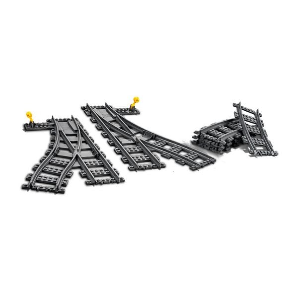 Produktbild: LEGO City 60238 Weichen, Erweiterungsset mit 6 Elementen