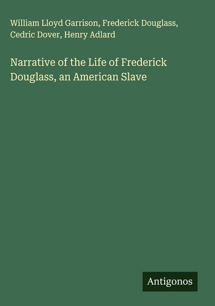 Produktbild: Narrative of the Life of Frederick Douglass, an American Slave