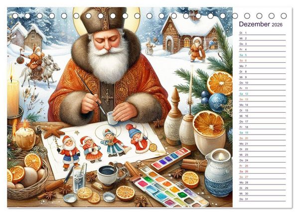 Produktbild: KINDERLAND (Tischkalender 2026 DIN A5 quer), CALVENDO Monatskalender