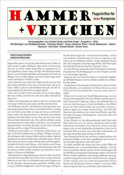 Produktbild: Hammer + Veilchen Nr. 9