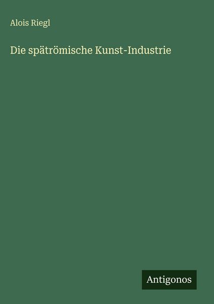Produktbild: Die sp&auml;tr&ouml;mische Kunst-Industrie