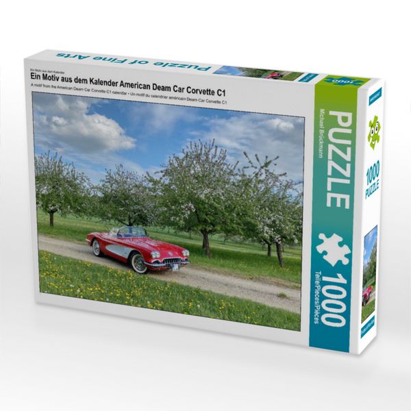 Produktbild: CALVENDO Puzzle Ein Motiv aus dem Kalender American Deam Car Corvette C1 | 1000 Teile Lege-Gr&ouml;&szlig;e 64x48cm Foto-Puzzle f&uuml;r gl&uuml;ckliche Stunden