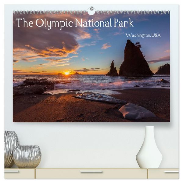 Produktbild: The Olympic National Park - Washington USA (hochwertiger Premium Wandkalender 2026 DIN A2 quer), Kunstdruck in Hochglanz