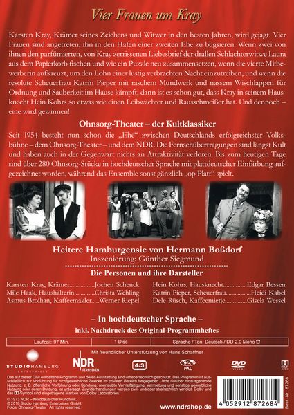 Produktbild: Ohnsorg-Theater Klassiker: Vier Frauen um Kray