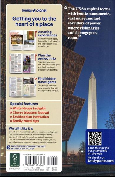 Produktbild: Lonely Planet Washington, DC