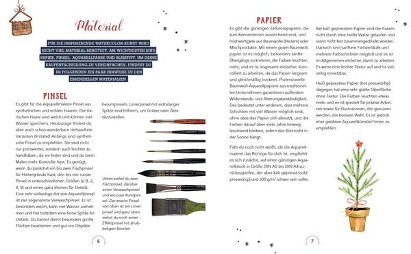Produktbild: Mein Adventskalender-Buch: Winter-Watercolor-Land