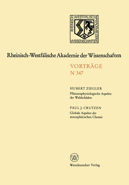 Produktbild: Rheinisch-Westf&auml;lische Akademie der Wissenschaften