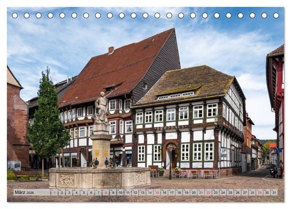 Produktbild: Historisches Fachwerk - Stadt Einbeck (Tischkalender 2026 DIN A5 quer), CALVENDO Monatskalender