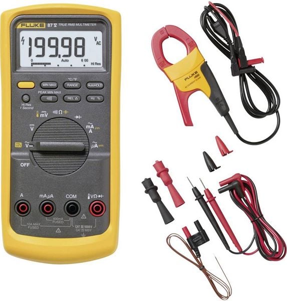 Fluke 87V IMSK Hand-Multimeter digital CAT III 1000 V, CAT IV 600V Anzeige (Counts): 20000