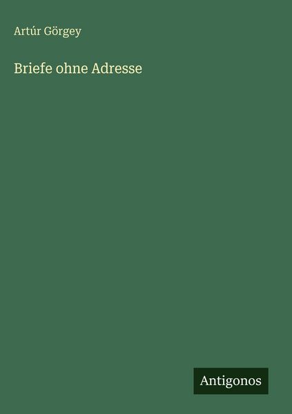 Produktbild: Briefe ohne Adresse