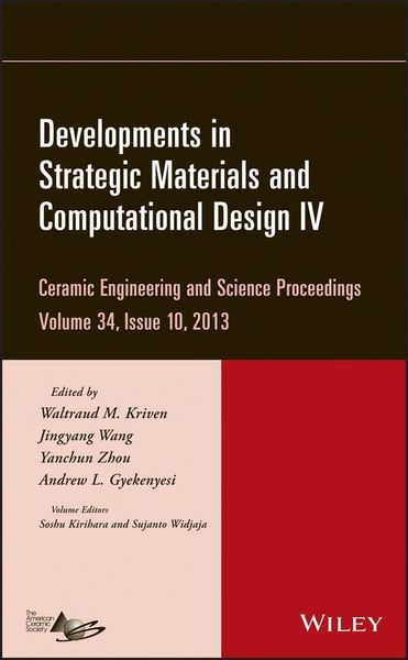 Produktbild: Developments in Strategic Materials and Computational Design IV, Volume 34, Issue 10