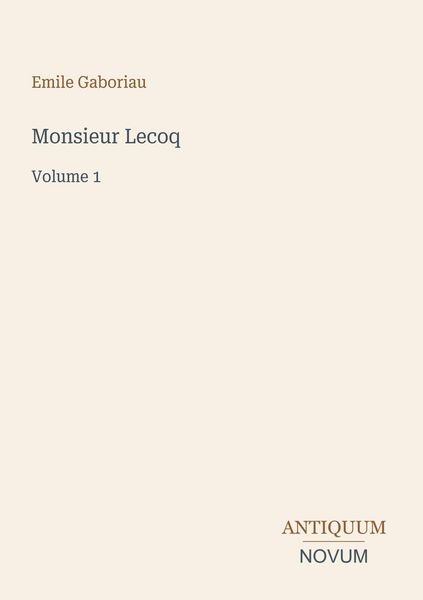 Produktbild: Monsieur Lecoq