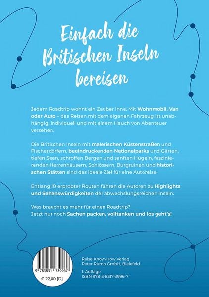 Produktbild: Reise Know-How Roadtrip Handbuch Britische Inseln