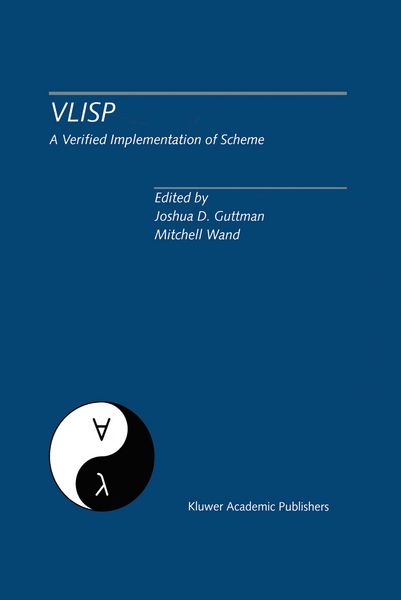 Produktbild: VLISP A Verified Implementation of Scheme