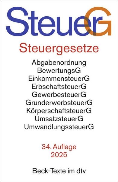 Steuergesetze, Taschenbuch von , dtv, 978-3-423-53309-6